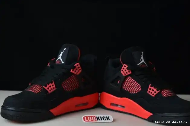 Kick Theory CT8527-016 Jordan Red Air 4 Thunder 0613